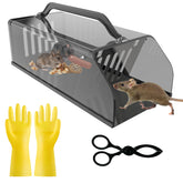 JahyElec 2026 upgraded humane rat trap outdoors for humane live catch and release