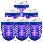 JahyElec 6-pack indoor bug zapper plug-in keeps living spaces insect-free.