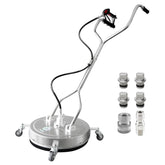 JANZ 24-inch surface cleaner with four wheels for wide-area cleaning.