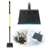 Jardineer flat shovel with 60 inch handle for back friendly yard work