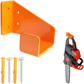 Jawulija chainsaw hanger wall mount keeps tools organized and within reach.