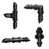 JAYEE irrigation fittings kit with 50 couplings for secure garden connections.