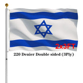 Jayus Israel flag 2x3ft outdoor banner with durable weather-ready design
