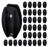JBT 40-pack black fence insulators for poly wire, sturdy and weather-ready