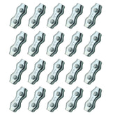 JBTOZIUY M5 poly rope connectors in use on a temporary fence for quick assembly
