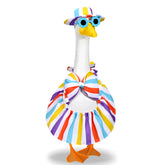 JcHrmers bikini goose outfit with hat and sunglasses for sunny garden yard decor