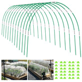 JCKHXG garden hoops 72pcs assembly kit ready to form a tunnel for seedlings.