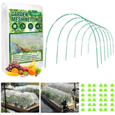JCKHXG garden netting kit shields crops from pests while letting sun reach.