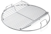 JCLMER hinged cooking grate for 22-inch Weber grills with sturdy lift-up design