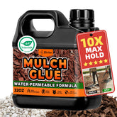 JDiction Mulch Glue spray application for even coverage and stable mulch.