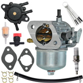 JDLLONG FH430V carburetor close-up for Kawasaki engines showing precise fuel delivery.