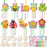 JellyArch spring wind chime ornament butterflies for window decor and group crafts