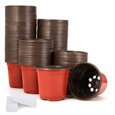 JERIA 200-pack 4-inch nursery pots for seed starting and easy transplantation