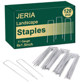 JERIA 6-inch galvanized stakes provide sturdy garden support and durability.