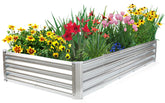 JERIA 6x3x1ft raised garden bed ready for vegetables and herbs