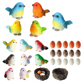 Jetec 30-piece garden bird figures set adds playful charm to outdoor pots and beds
