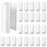 Jetec 32 Pcs PVC pipe clips in white for secure 1-inch tubes and easy securement.