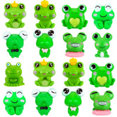 Jetec 45 pcs mini resin frog figurines for playful room decor and crafts
