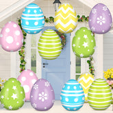 Jetec Easter egg inflatable decoration 12 inch for outdoor yard display and festive ambiance.