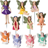 Jetec fairy resin garden figurine 01 in sunlight enhances outdoor decor and durability
