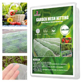 Jevrench garden netting 10x35ft cover shields crops while letting air pass.