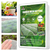 Jevrench garden netting 4x25ft shields crops from pests while letting sunlight through