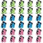 Jeyiour kids gardening gloves pink, soft feel, non-slip grip for little hands