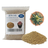 JFWOD Bonsai Akadama 3-6mm small grains in a bag for versatile soil mixes.