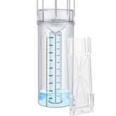 JIANBENKJ rain gauge exterior view with large, easy-to-read measurements for precise rainfall tracking.