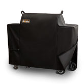 JIESUO grill cover for Traeger Ironwood 885 protects from rain and dust.