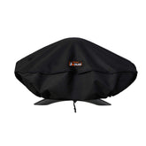 JIESUO grill cover for Weber Q series fit protects against rain and sun.