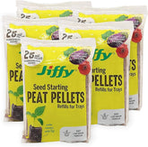 Jiffy plant starter pellets 42mm ready to expand with water for seed starting