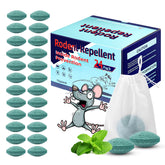 Jin&Co mouse repellent packaging shows a 24-pack plant-based protection