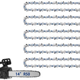 JINFFR 14-inch STIHL chain for smooth cutting with 50 drive links