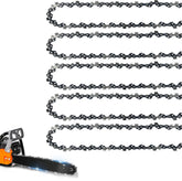 JINFFR 5-pack 8-inch chain with 33 drive links for quick replacement.