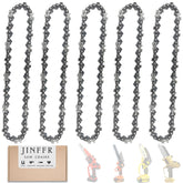 JINFFR 6-inch chainsaw chain assembly for quick replacement