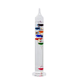 JINGYUE Galileo Thermometer shows seven colored balls from 60 to 84°F, stylish cue.