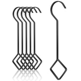 Jinhong heavy-duty long hook close-up, showing sturdy chrome finish for reliable hanging.