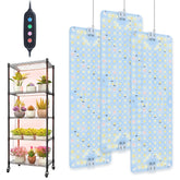 JINHONGTO 3Pack ultra-thin panel light overview for compact indoor gardening and full spectrum growth.