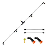 JINIOHEE 4-nozzles metel boom wand for wide lawn coverage