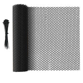 Jinkoozz roll mesh fence protects perimeters and defines garden boundaries.