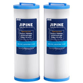 JIPINE 4CH-949 spa filter front view, durable trilobal PET fabric for easy cleaning.