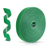 JIUZI Green Plant Tape with secure grip supports climbing plants in outdoor gardens.