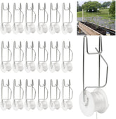 JIYUANCH tomato support hooks 10-pack for sturdy vertical gardening