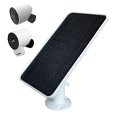 JJMASEE solar panel for SimpliSafe Outdoor Camera powers continuously in sunlight