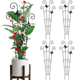 JJSHUANL plant trellis 30-inch tall supports climbing vines indoors.