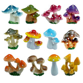 JKanruh resin mushrooms for 1.5–1.8 inch garden decor, durable outdoor accents