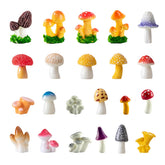 JKanruh resin mushrooms 22-pack for fairy garden decor and outdoor display
