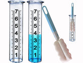 JMBay 7-inch replacement tube in clear plastic for easy rainfall readings