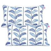 JMKaixin pack of 2 patio lumbar pillows ready for outdoor lounging